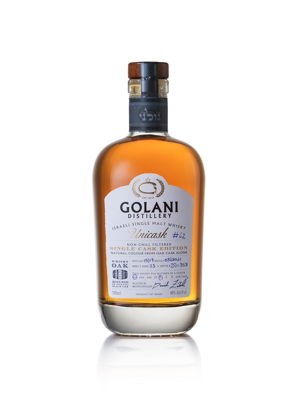 Golani Unicask Whisky Oak The Golan Heights Distillery